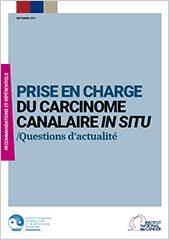 Couverture du rapport "Prise en charge du carcinome canalaire in situ – Questions d’actualité"